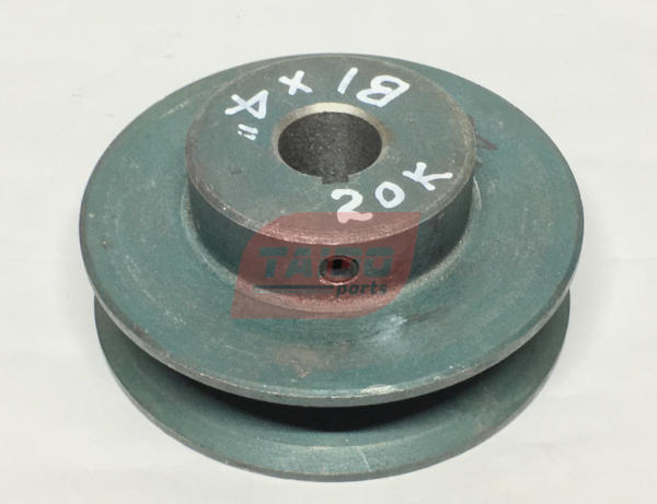 PULLY B1 X 4” (20MM) KEY *24” LAWNMOVER